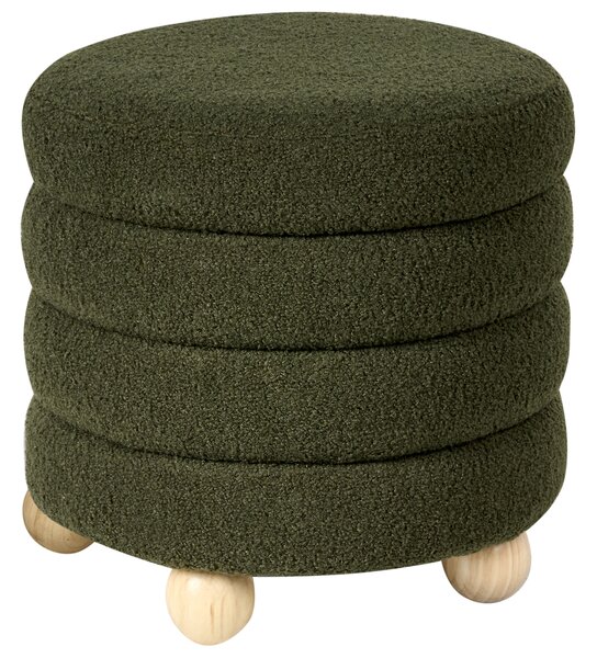 Puf CHILLY Buklé Zelená