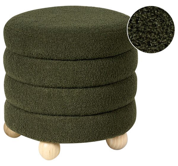 Puf CHILLY Buklé Zelená