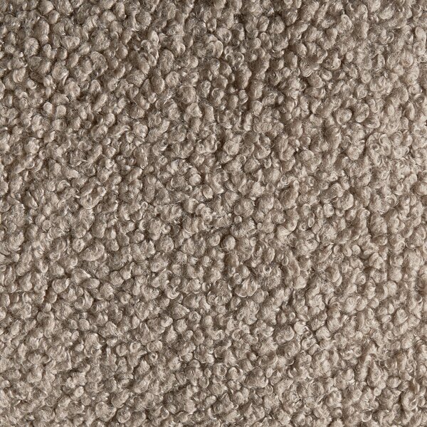 Sada 3 dekorativních polštářů WINTERLAND Buklé 30 x 35 cm 45 x 25 cm Taupe Vánoční vzor