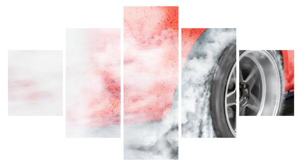 Obraz - Závodní auto (125x70 cm)