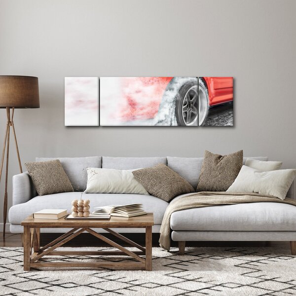 Obraz - Závodní auto (170x50 cm)
