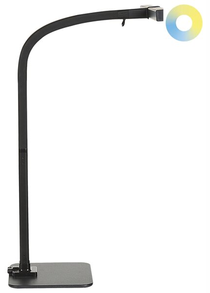 LED stolní lampa KOURIS se senzorem pohybu Kov Černá