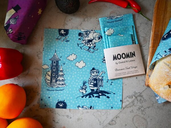 Voskované ubrousky Moomin in winterland, 3ks