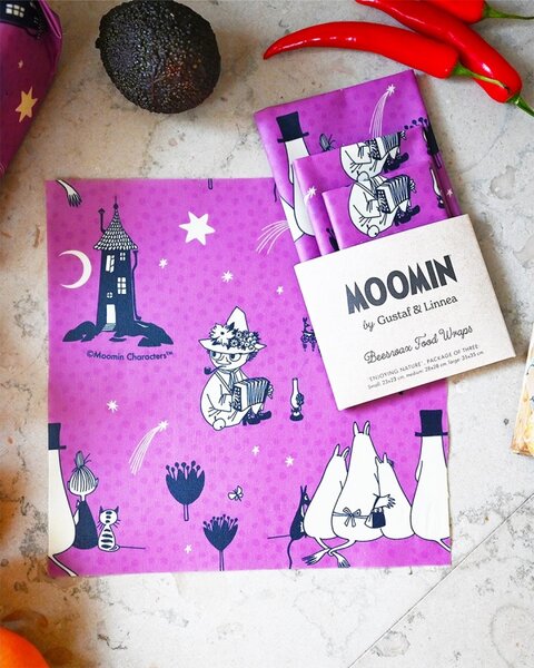 Voskované ubrousky Moomin By nightfall, 3ks
