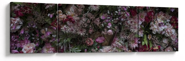 Obraz - Květinová zeď (170x50 cm)