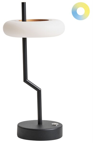 LED bezdrátová stolní lampa ALVIELA se stmívačem Kov Černá