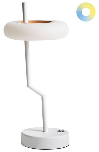 LED bezdrátová stolní lampa ALVIELA se stmívačem Kov Bílá