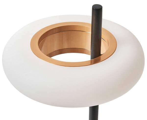 LED bezdrátová stolní lampa ALVIELA se stmívačem Kov Černá