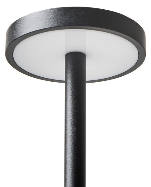 LED bezdrátová stolní lampa LIZANDRO se stmívačem Kov Černá