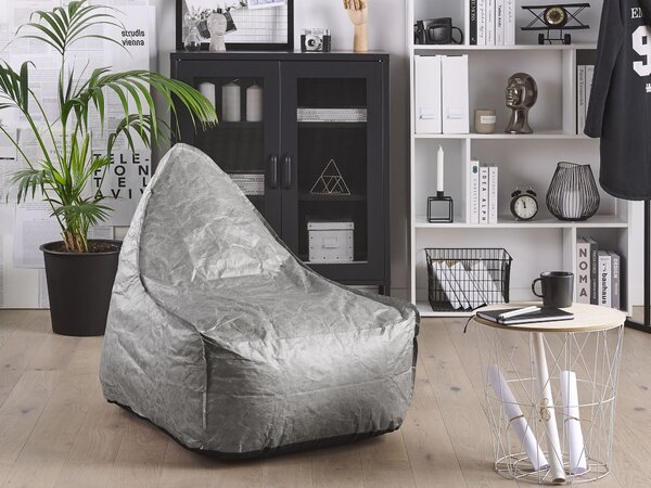 Sedací vak 200 L DROP 63 cm 75 cm Světle šedá