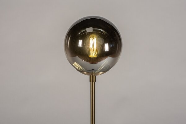 Stojací lampa Barry Black and Gold (LMD)