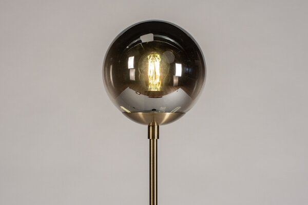 Stojací lampa Barry Black and Gold (LMD)
