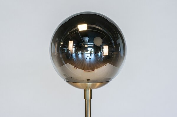 Stojací lampa Barry Black and Gold (LMD)