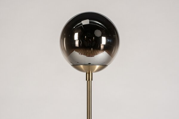 Stojací lampa Barry Black and Gold (LMD)