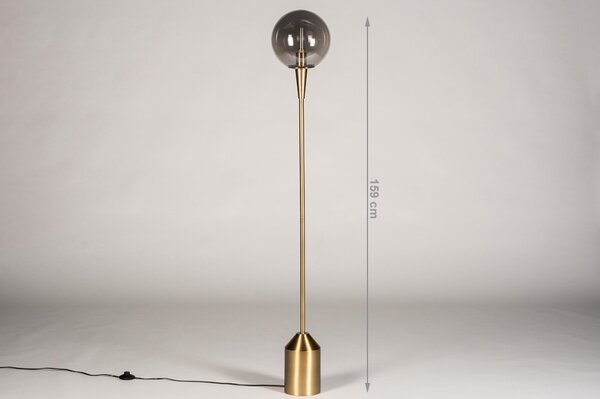 Stojací lampa Barry Gold (LMD)