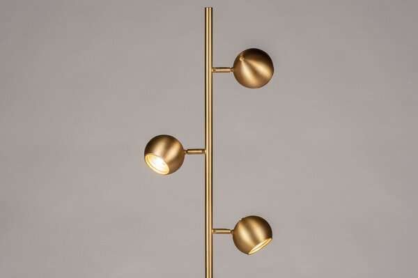 Stojací lampa Cupollo Retro Gold (LMD)