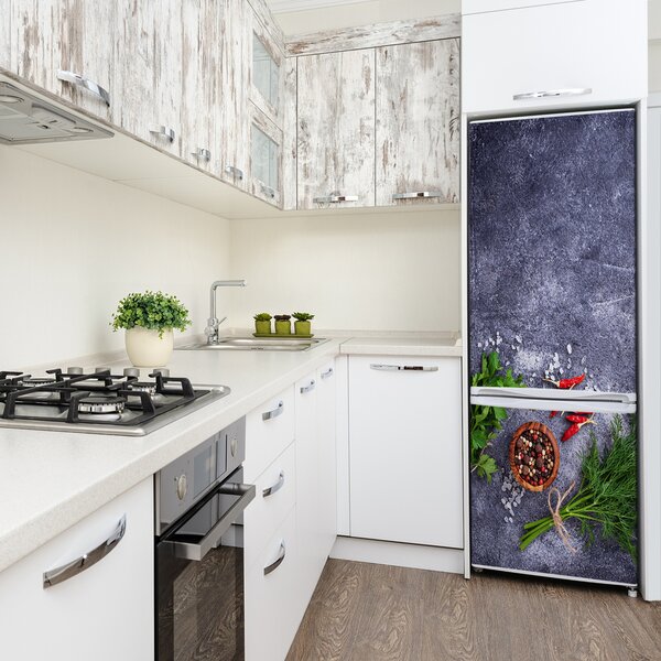 Foto nálepka na ledničku Bylinky a koření FridgeStick-70x190-f-193474883