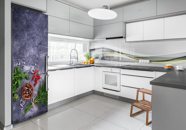 Foto nálepka na ledničku Bylinky a koření FridgeStick-70x190-f-193474883