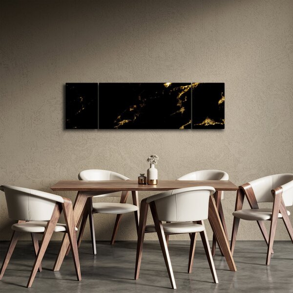 Obraz - Zlaý dekor (170x50 cm)