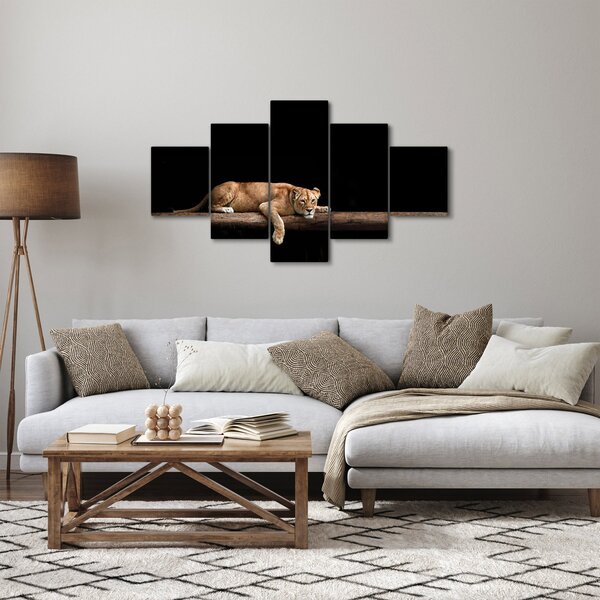 Obraz - Lvice (125x70 cm)