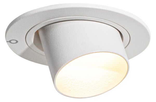 Moderní vestavné bodové svítidlo bílé GU10 35 mm kulaté otočné - Installa