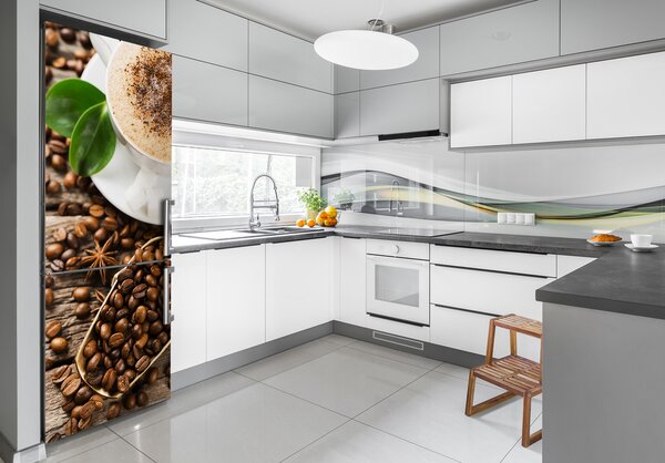 Nálepka fototapeta na ledničku Káva FridgeStick-70x190-f-100073975
