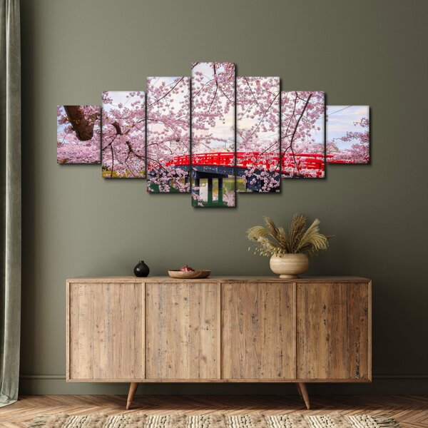 Obraz - Hirosaki, Japonsko (210x100 cm)