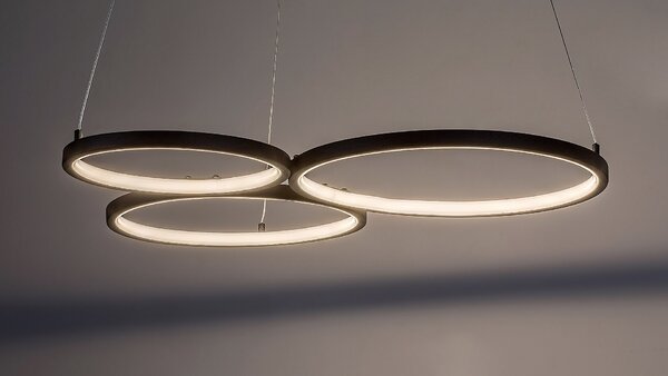 Rabalux Černé závěsné LED svítidlo Formand 610mm 38W 72297