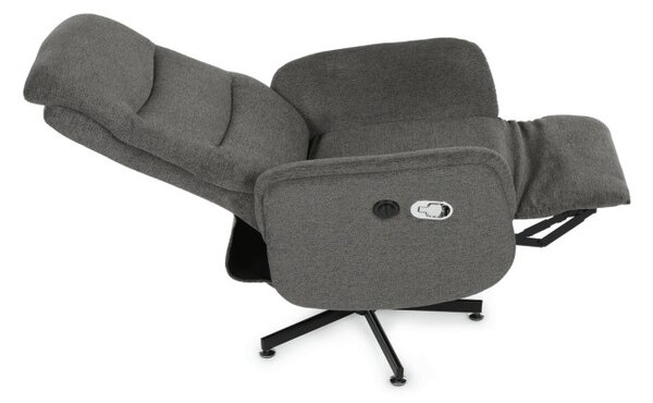 Polohovací křeslo béžové, elektrické TV-C5479 GREY2