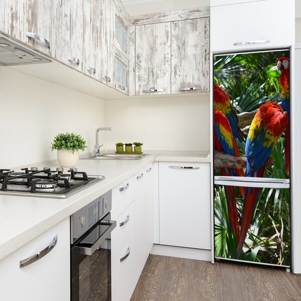 Foto nálepka na ledničku stěnu Papoušci Ara FridgeStick-70x190-f-100820443