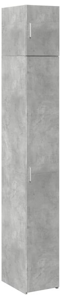 Úložná skříňka betonově šedá 30x42,5x225 cm kompozitní dřevo 3281262