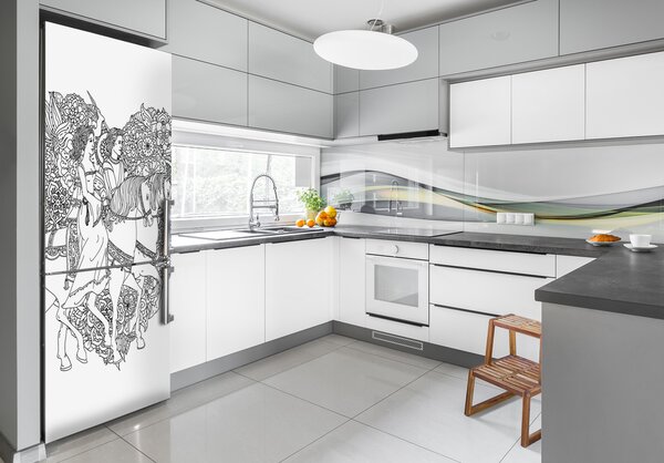 Samolepící nálepka Žena a muž FridgeStick-70x190-f-100992517