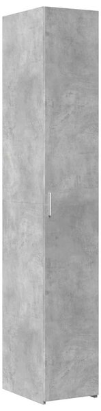 Úložná skříňka betonově šedá 30x42,5x225 cm kompozitní dřevo 3281262