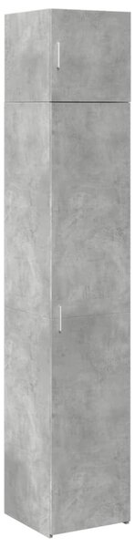 Úložná skříňka betonově šedá 40x42,5x225 cm kompozitní dřevo 3281276