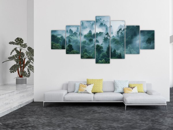 Obraz - Les v mlze (210x100 cm)