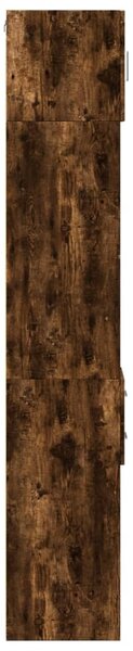 Úzká úložná skříňka kouřový dub 30x42,5x225 cm kompozitní dřevo 3281270