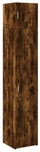 Úzká úložná skříňka kouřový dub 40x42,5x225 cm kompozitní dřevo 3281277