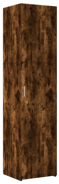Úzká úložná skříňka kouřový dub 45x42,5x225 cm kompozitní dřevo 3281291