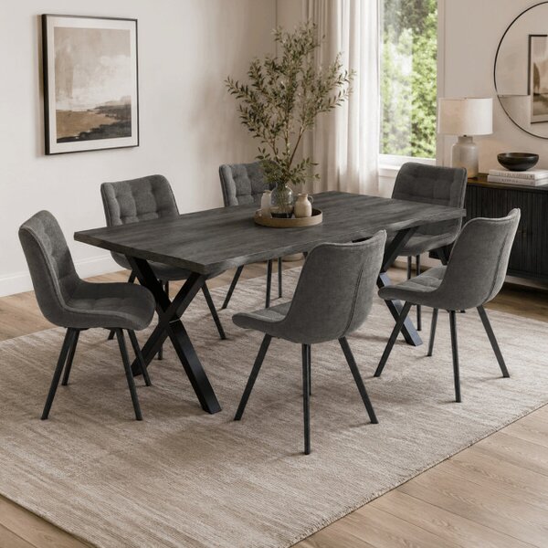 Jídelní židle šedá HC-V3068 GREY2