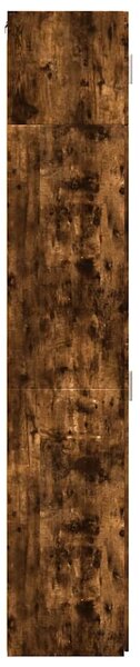 Úzká úložná skříňka kouřový dub 50x42,5x225 cm kompozitní dřevo 3281305
