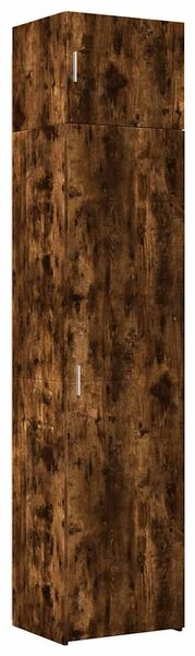 Úzká úložná skříňka kouřový dub 50x42,5x225 cm kompozitní dřevo 3281305