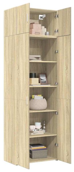 Úzká úložná dub sonoma 70x42,5x225 cm kompozitní dřevo 3281324