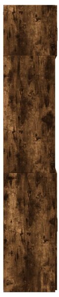 Úzká úložná kouřový dub 70x42,5x225 cm kompozitní dřevo 3281319