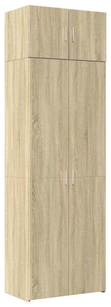Úzká úložná dub sonoma 70x42,5x225 cm kompozitní dřevo 3281324