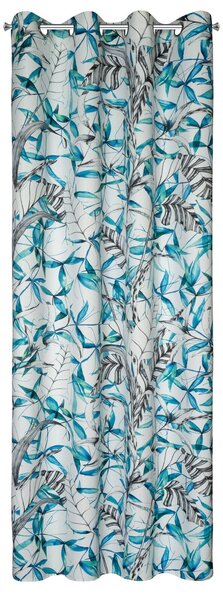 ZATEMŇOVACÍ ZÁVĚS NA KROUŽCÍCH IGA 140X250 CM VZOROVANÁ