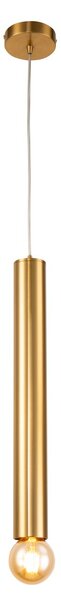 CLX Závěsné moderní osvětlení MONFALCONE, 1xE27, 40W, 50x6cm, zlaté 50101231