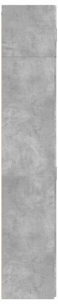 Úložná skříňka betonově šedá 70x42,5x225 cm kompozitní dřevo 3281325