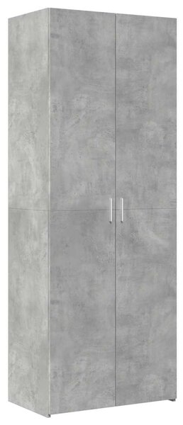 Úložná skříňka betonově šedá 70x42,5x225 cm kompozitní dřevo 3281325