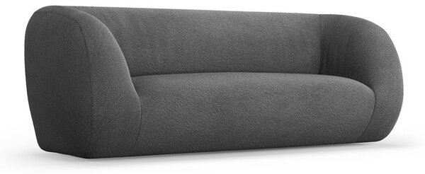 Šedá pohovka z textilie bouclé 210 cm Essen – Cosmopolitan Design