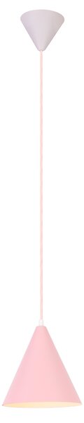 CLX Závěsné skandinávské osvětlení BORDIGHERA, 1xE27, 40W, růžové 50101180